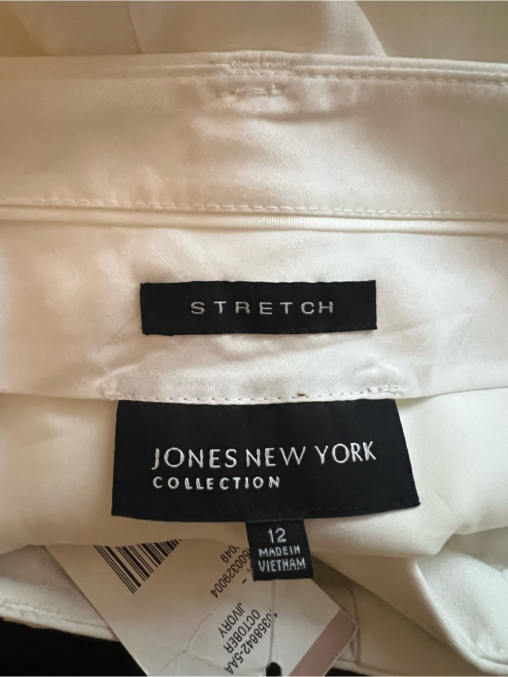 Jones New York White Flare Dress Pants - Picture 6 of 7